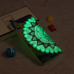 Custodia per iPhone XS Max Mandala colorata fluorescente