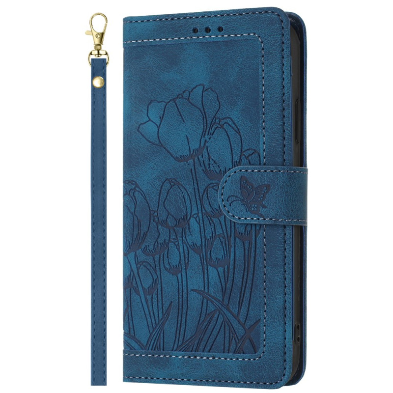 Custodia per Samsung Galaxy A36 5G con cinque carte e cordoncino