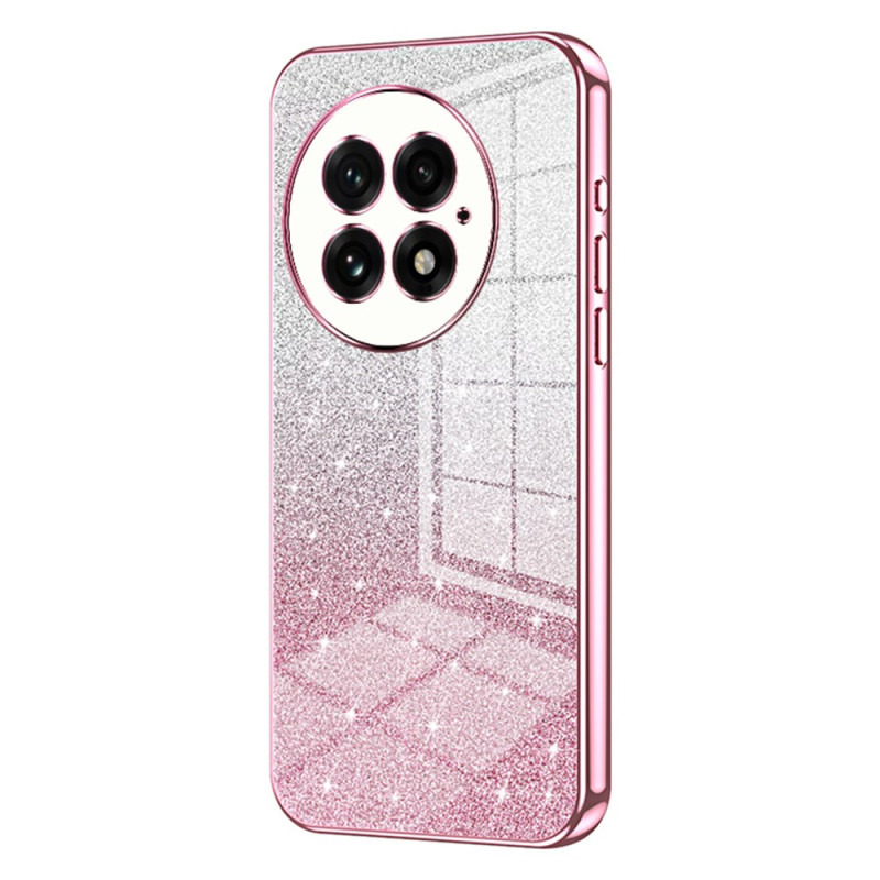 Custodia OnePlus 13 con sottofondo glitterato