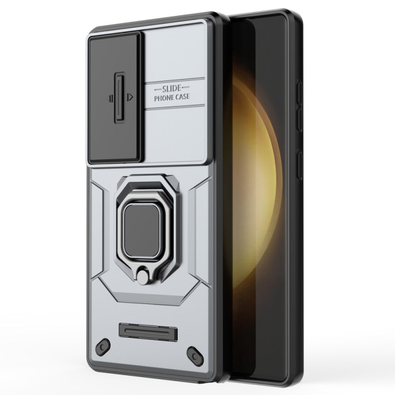 Samsung Galaxy S25 Ultra 5G Custodia resistente agli anelli con protezione dell'obiettivo