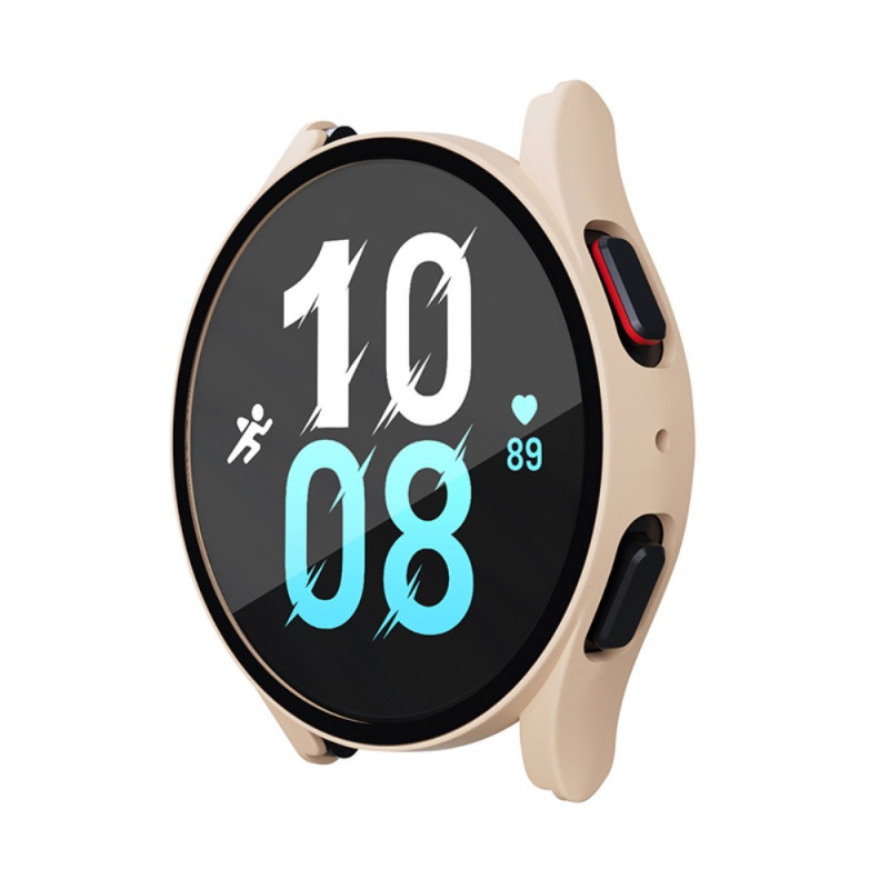 Samsung Galaxy Watch6 40 mm /5 40 mm /4 40 mm / FE Custodia in plastica con protezione schermo in vetro temperato