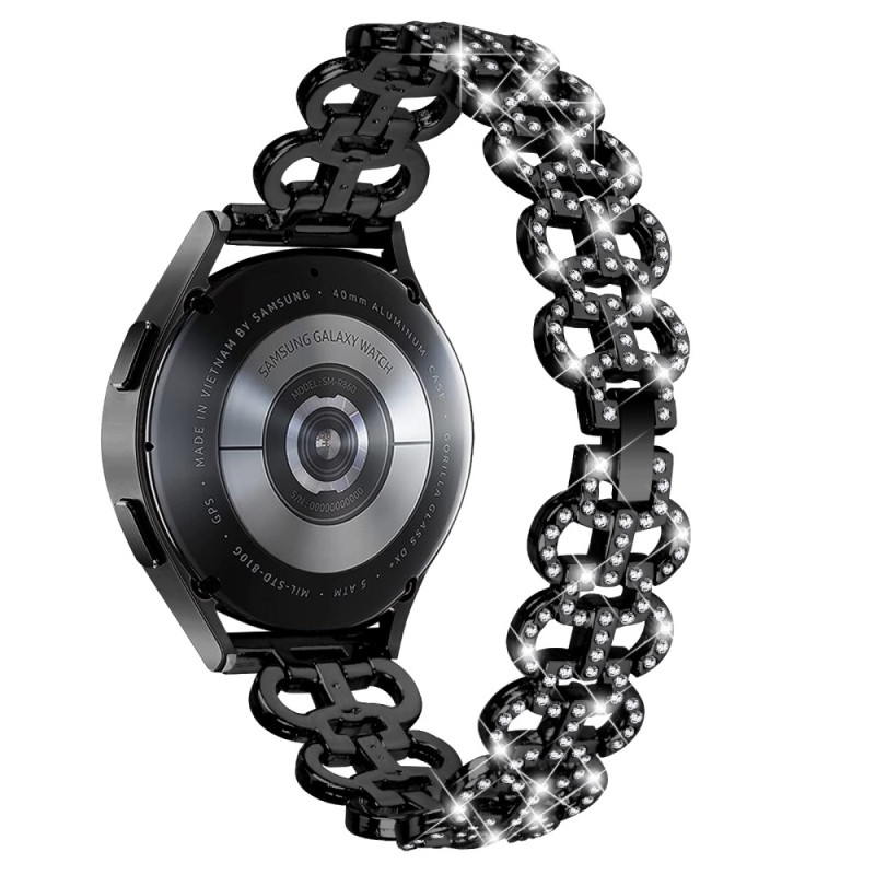Samsung Galaxy Watch6 40mm-44mm / Watch6 Classic 43mm-47mm Bracciale Extreme Strass