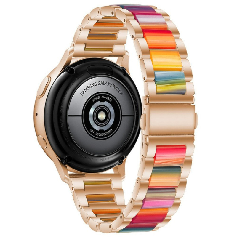 Samsung Watch6/5/4/3 / Watch 42mm / Watch Active / Gear Bracciale in acciaio inossidabile e resina