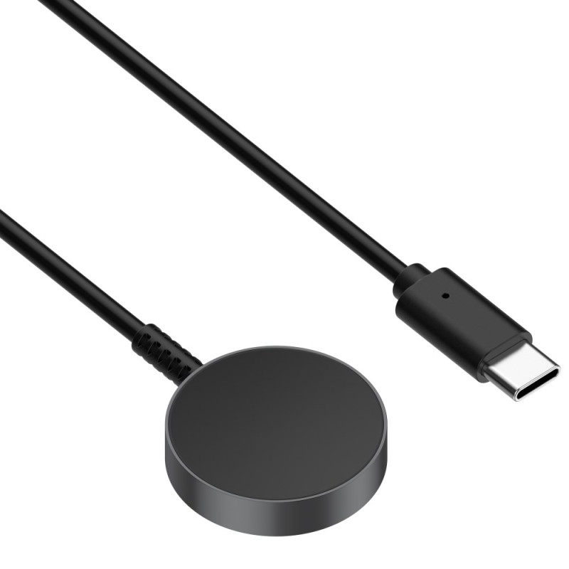 Caricatore wireless rapido Type-C con cavo da 1 m per Samsung Galaxy Watch