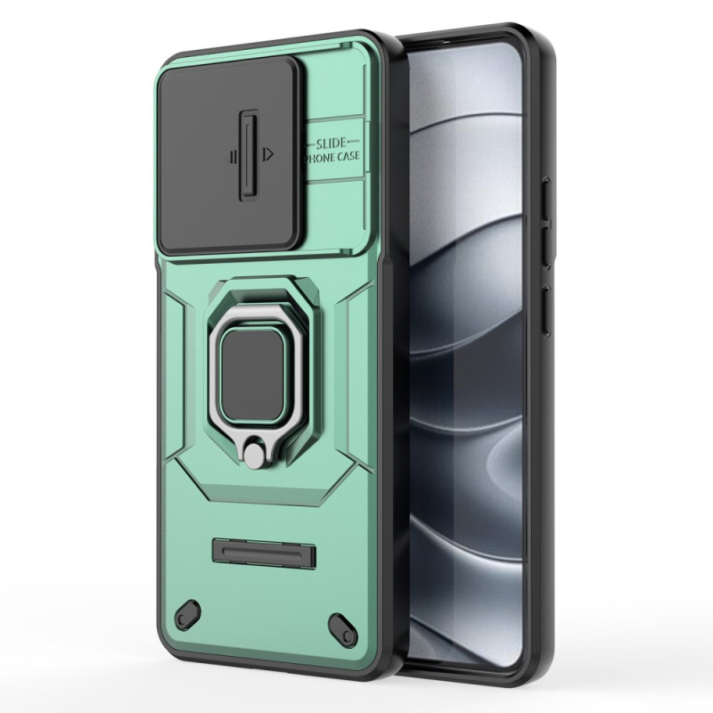 Xiaomi Redmi Note 14 5G Custodia multifunzione
con supporto e protezione della lente