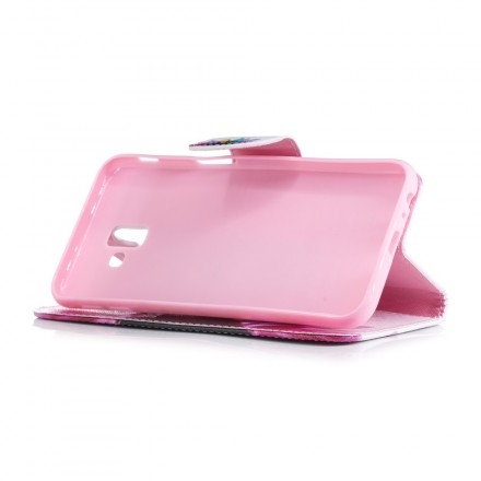 Custodia per Samsung Galaxy J6 Plus con fiori acquerellati Custodia per Samsung Galaxy J6 Plus con fiori acquerellati