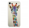 Custodia per iPhone XR Giraffa colorata