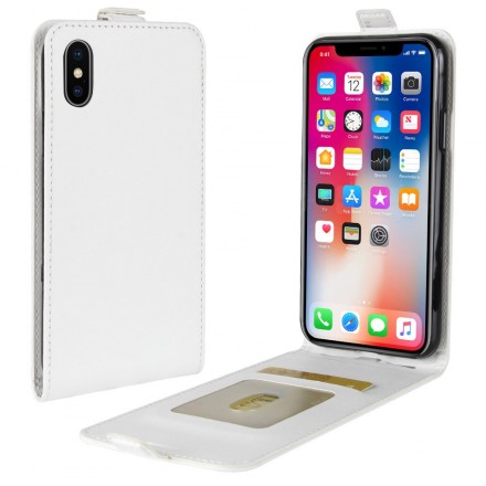 Custodia retrò pieghevole per iPhone XS