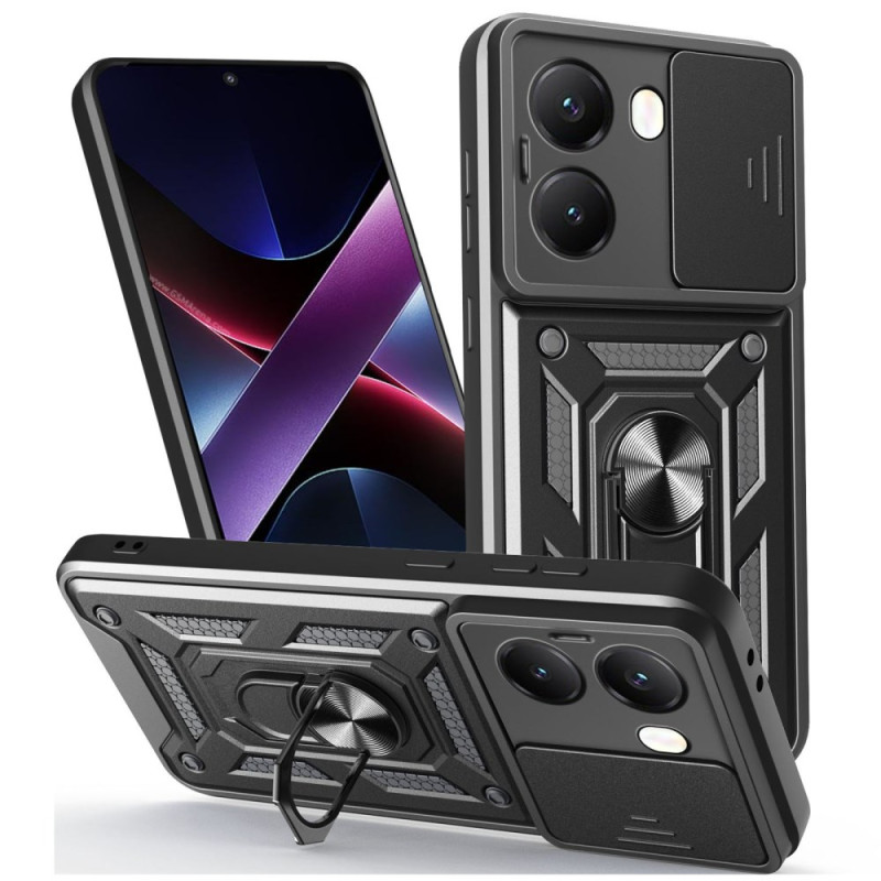 Poco X7 Pro Case 5Protezione scorrevole della fotocamera e anello di supporto