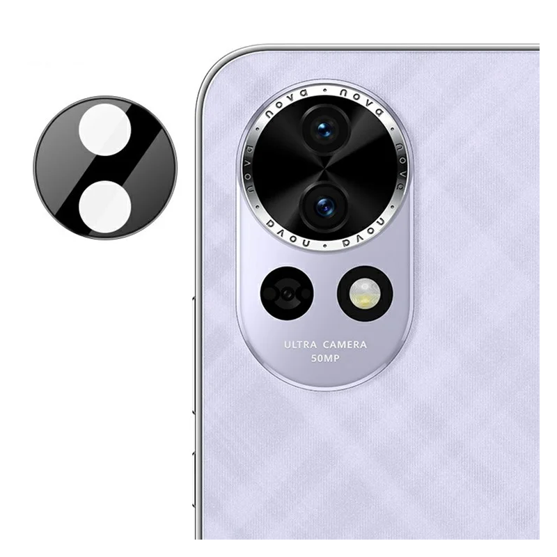 Lente protettiva in vetro temperato per Huawei Nova 13 (versione nera)