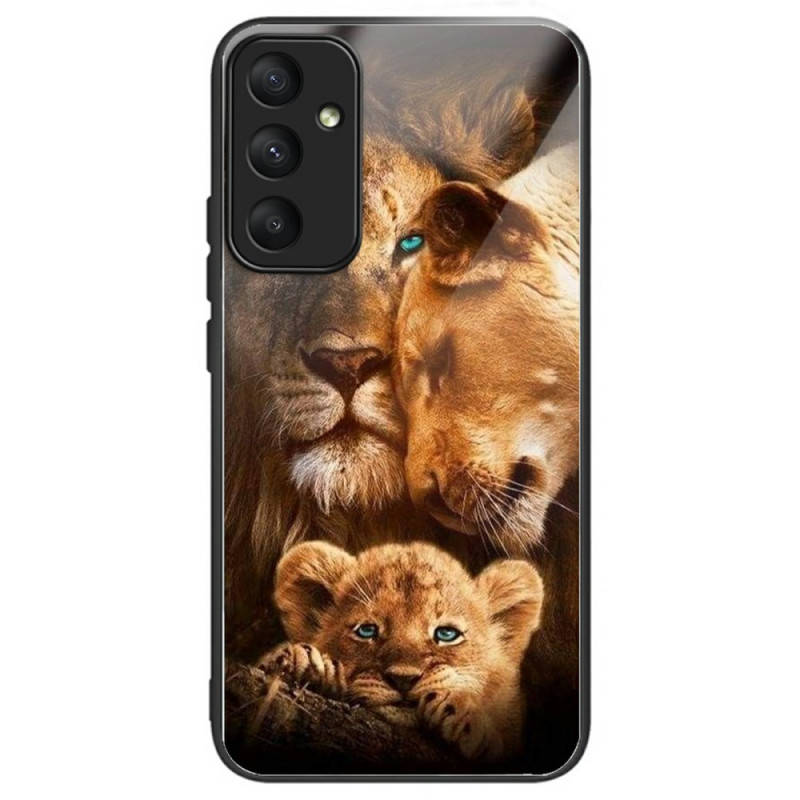 Samsung Galaxy A36 5G Custodia in vetro temperato Lion Design