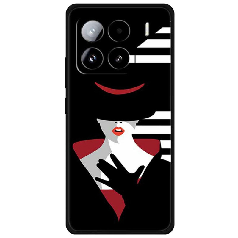 Xiaomi 15 Pro Lady con cover
 nera