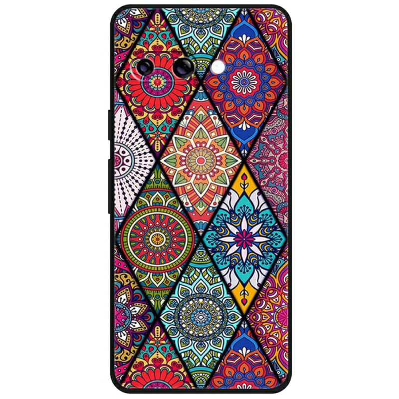 Google Pixel 9A Custodia con motivo Mandala