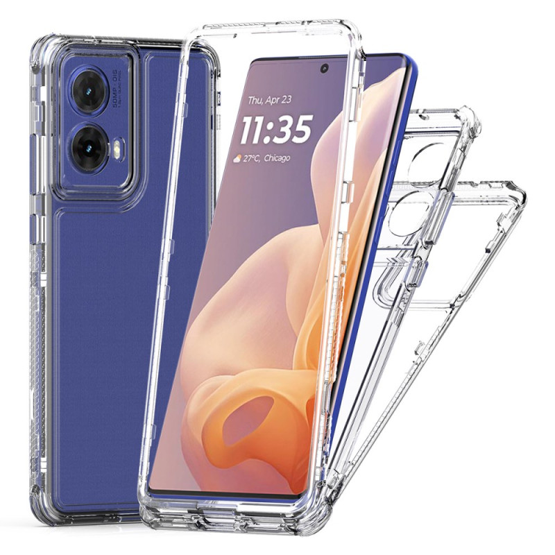 Moto G85 5G Clear Custodia tre in uno