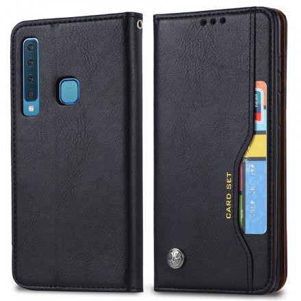 Custodia Flip Cover Samsung Galaxy A9 in similpelle