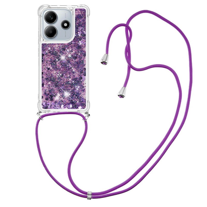 Coque à Cordon Xiaomi Redmi Note 14 5G Paillettes