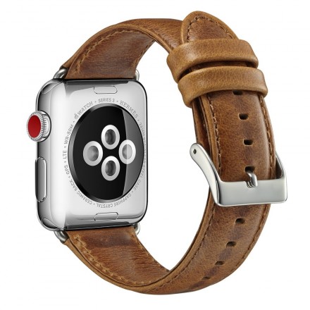 Apple Watch 40/38 mm in vera pelle stile vintage