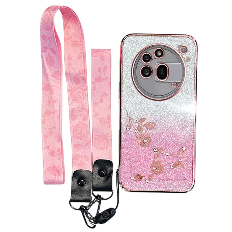 Niente Telefono (3a) Pro Strass Custodia con cordino KADEM