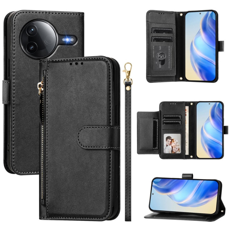 Custodia Poco F7 Pro 5G / F7 Ultra 5G Portafoglio con cordino