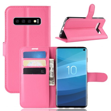 Custodia in similpelle retrò per Samsung Galaxy S10 Custodia in similpelle retrò per Samsung Galaxy S10