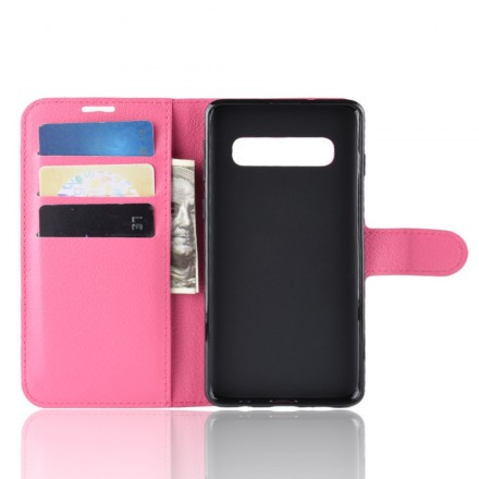 Custodia in similpelle retrò per Samsung Galaxy S10 Custodia in similpelle retrò per Samsung Galaxy S10