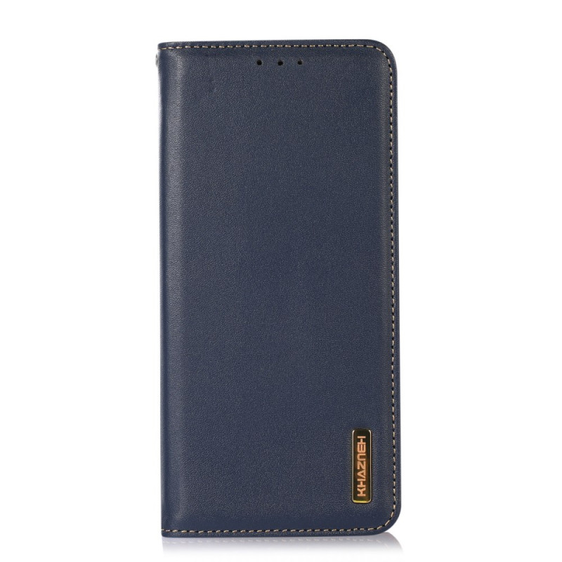 Flip Cover Motorola Edge 60 / 60 Pro / 60 Fusion in pelle nappa KHAZNEH