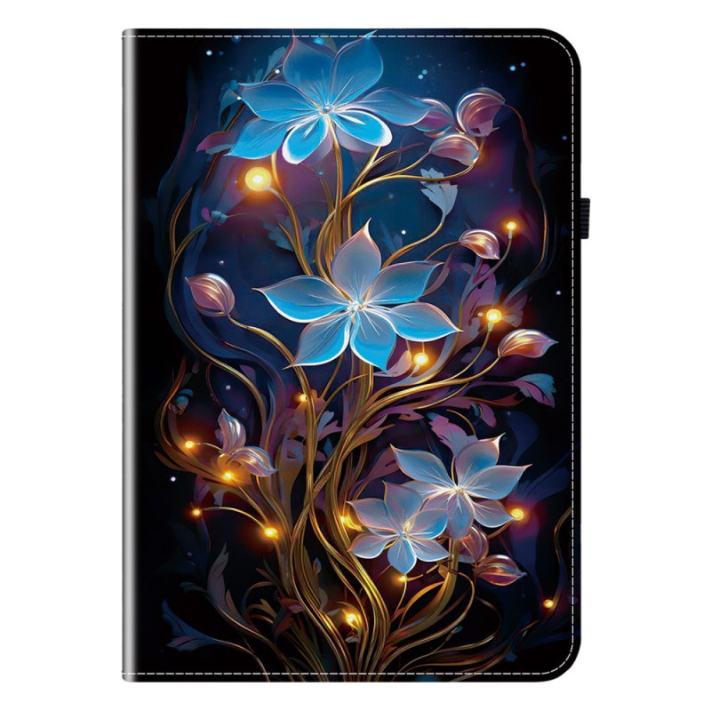 Samsung Galaxy Tab S10 Plus / S9 FE Plus / S9 Plus Custodia con fiori luminosi