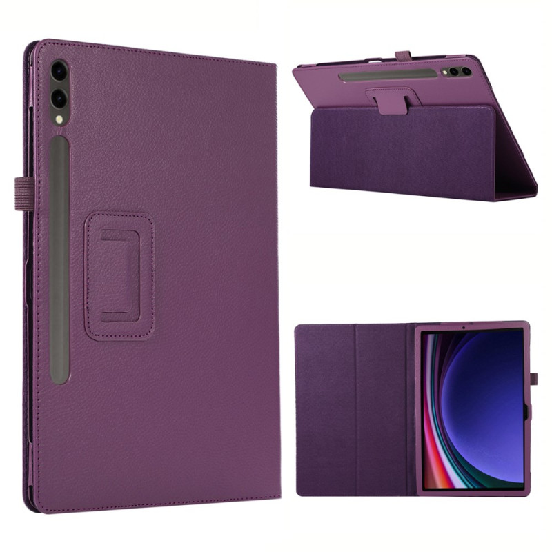 Samsung Galaxy Tab S10 Plus Custodia con texture litchi