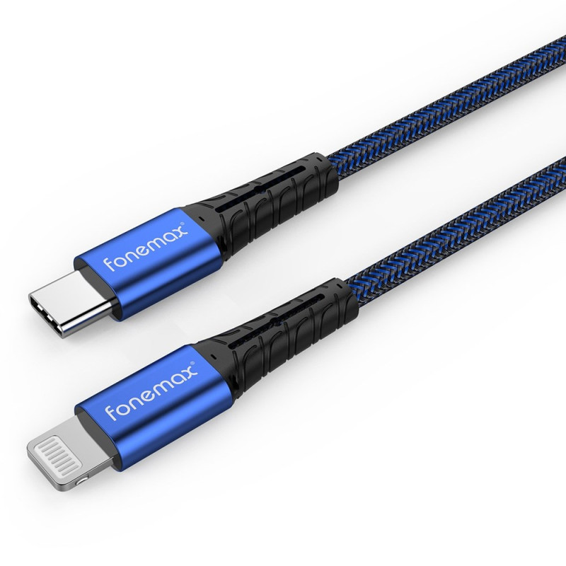 FONEMAX Cavo di ricarica rapida da Tipo-C a Lightning - 0,2 m