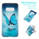 Samsung Galaxy S10 Lite Custodia Butterfly Blu Fluorescente