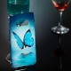 Samsung Galaxy S10 Lite Custodia Butterfly Blu Fluorescente