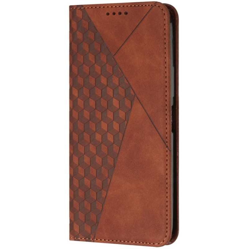 Flip Cover Realme 14 Pro 5G con motivo a diamante