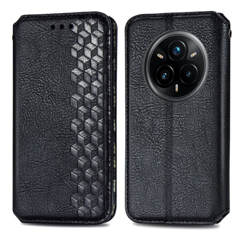 Flip Cover Realme 14 Pro Plus 5G effetto scamosciato vintage