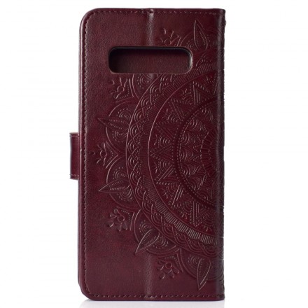 Samsung Galaxy S10 Plus Custodia Mandala Sun Samsung Galaxy S10 Plus Custodia Mandala Sun