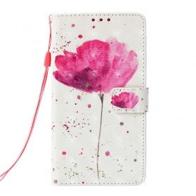 Samsung Galaxy S10 Plus Custodia acquerello papavero