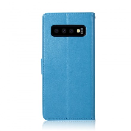 Samsung Galaxy S10 Plus Custodia in pelle Catchy Owl