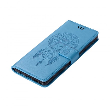 Samsung Galaxy S10 Plus Custodia in pelle Catchy Owl