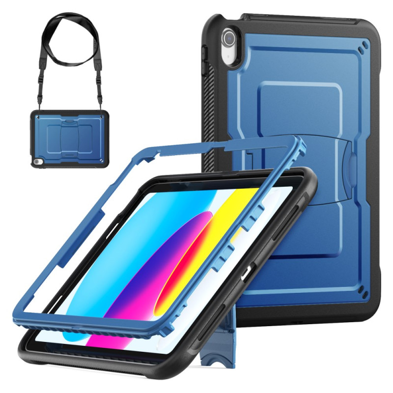 Coque iPad (2025) / 10.9 (2022) Support Intégré et Sangle