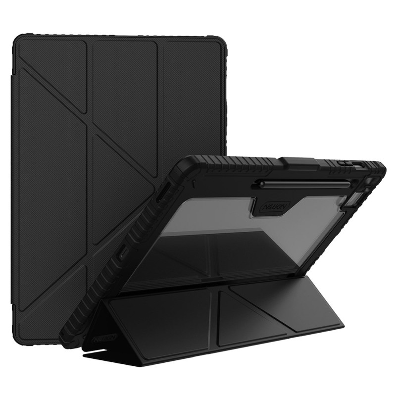 Custodia smart
Samsung Galaxy Tab S10 FE Plus Bumper con supporto Origami e custodia
scorrevole NILLKIN