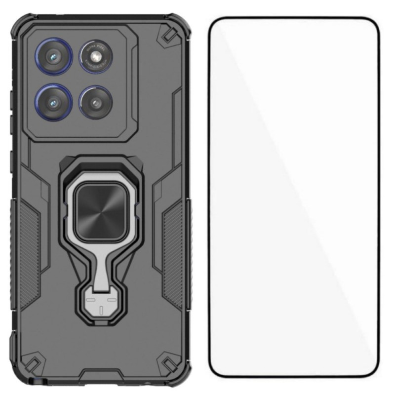 Motorola Edge 60 Custodia con stilo e protezione schermo
in vetro temperato