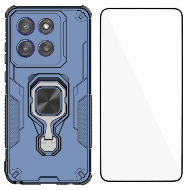 Motorola Edge 60 Custodia con stilo e protezione schermo in vetro temperato