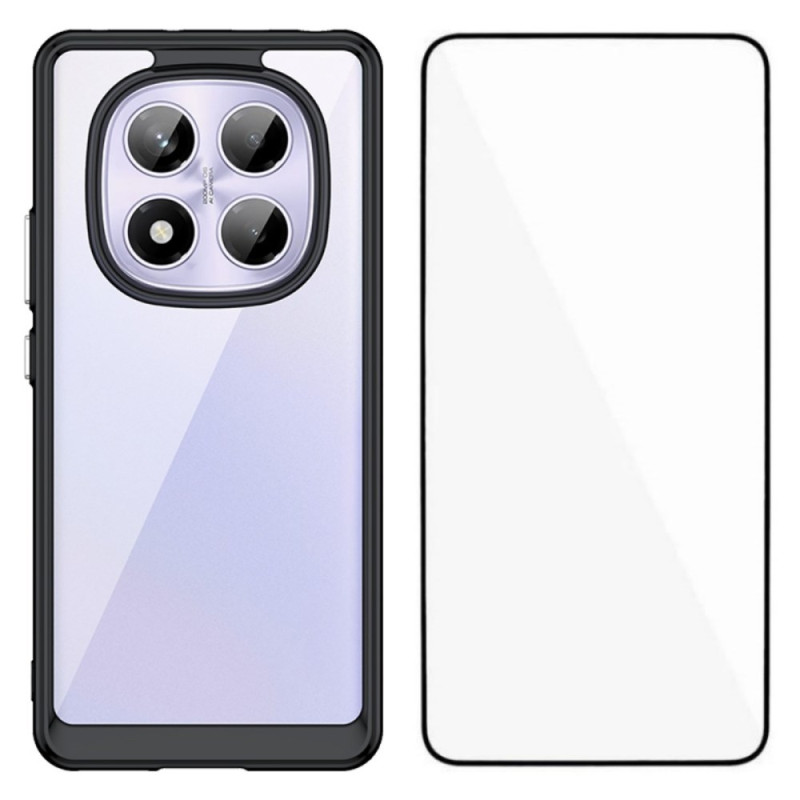 Custodia ibrida Xiaomi Redmi Note 14 Pro 4G con protezione schermo
in vetro temperato