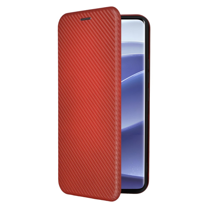 Flip Cover Xiaomi Redmi Note 14 Pro 4G Fibra di carbonio