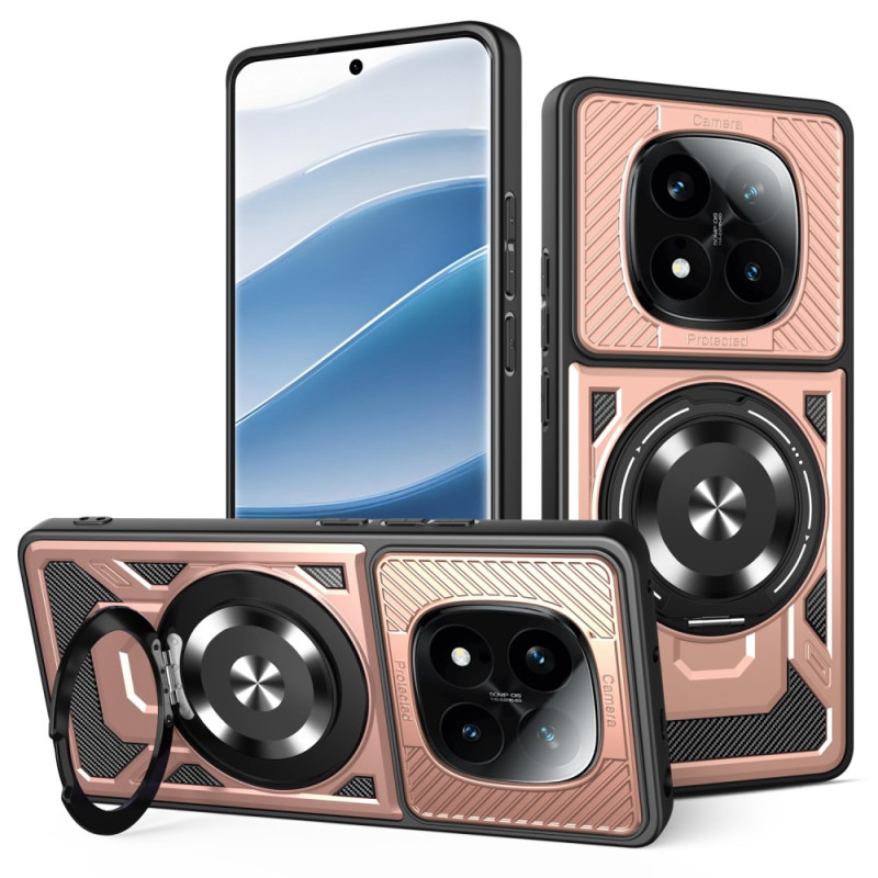 Xiaomi Redmi Note 14 Pro 4G Custodia magnetica con supporto girevole a 360°