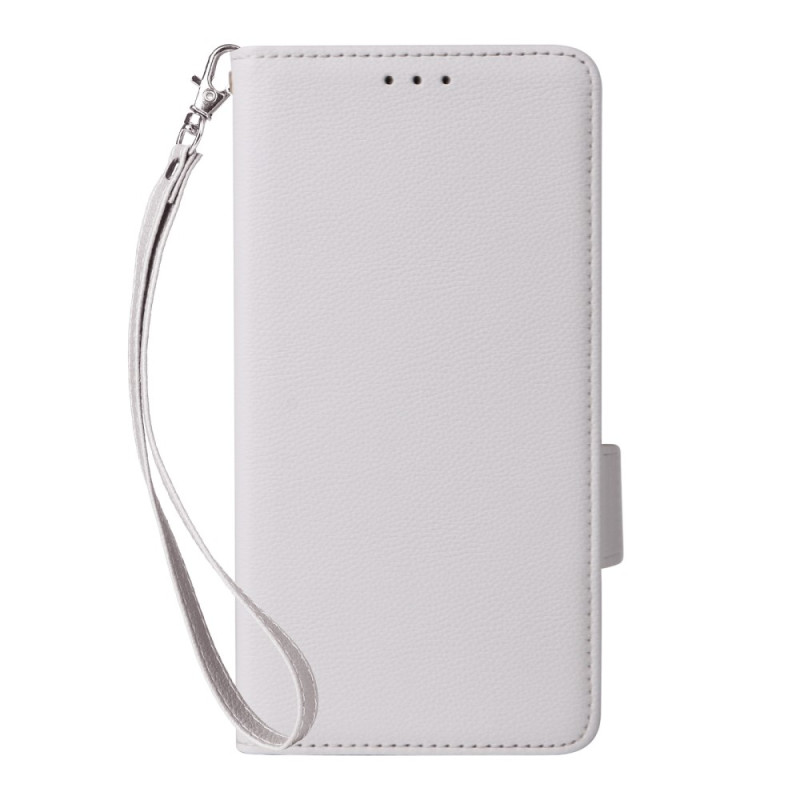 Honor 400 Pro Custodia in ecopelle con cinturino Litchi