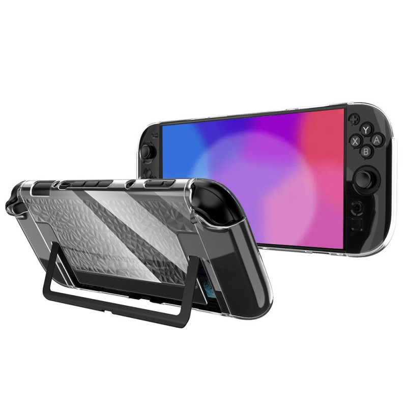 Custodia per Nintendo Switch 2 con texture diamante