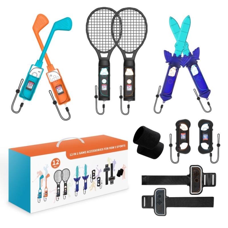 Accessori di gioco 12 in 1 per Nintendo Switch 2