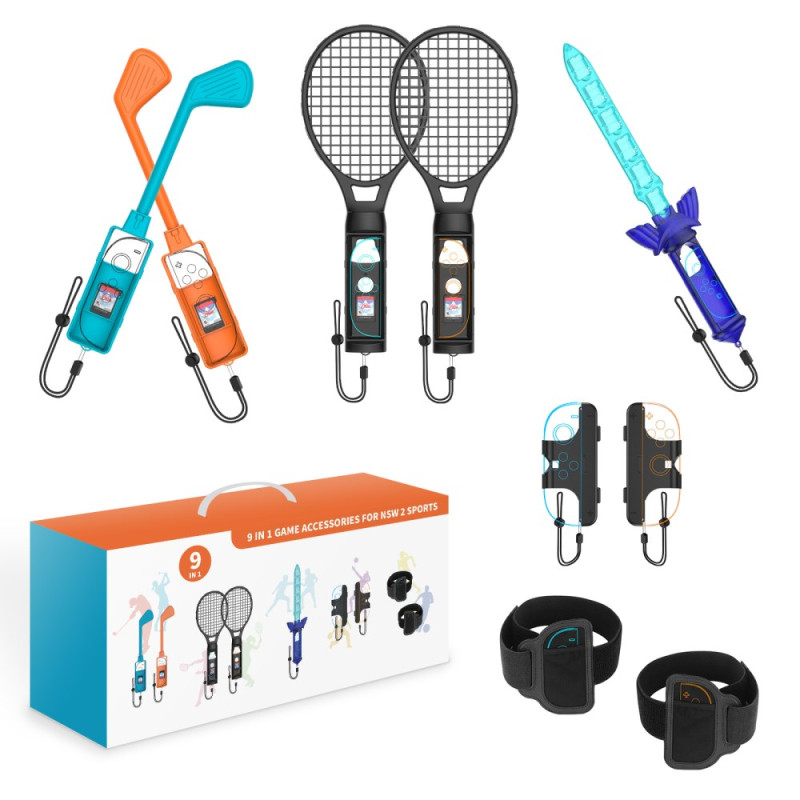 Kit di accessori 9 in 1 per Nintendo Switch 2