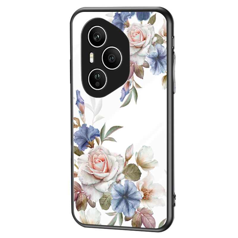 Honor 400 Pro Custodia in vetro temperato floreale