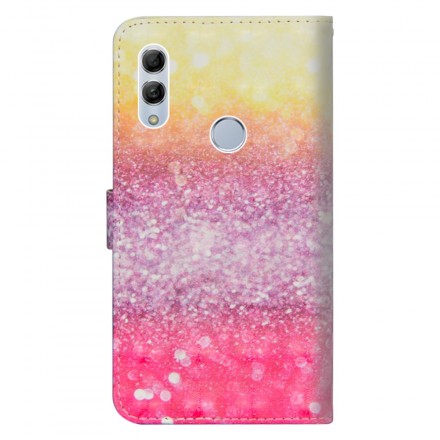 Honor 10 Lite / Huawei P Smart Case 2019 Gradiente Glitter Magenta